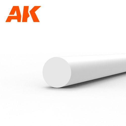 AK Interactive - Rod 2.00 diameter x 350mm - STYRENE STRIP