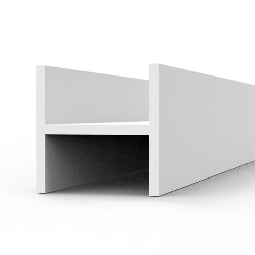 AK Interactive - BEAMS H SHAPE 4.0 x 4.0 x 350 mm x 3 units STYRENE