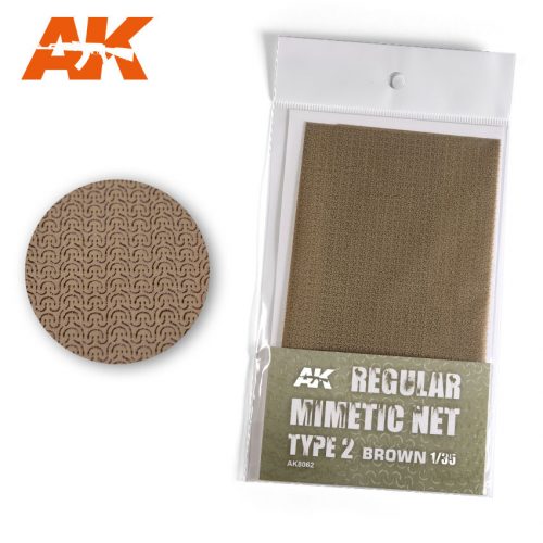 AK Interactive - Regular Camouflage Net Type 2 Brown