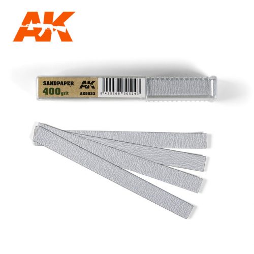 AK Interactive - Dry Sandpaper 400 grit x 50 units