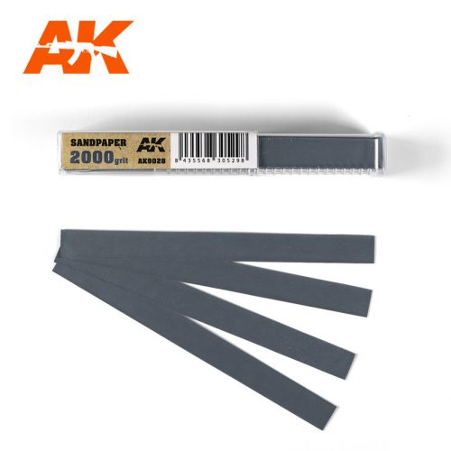 AK Interactive - Wet Sandpaper 2000 grit x 50 units