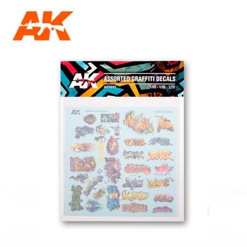 AK Interactive - Assorted Graffiti Decals