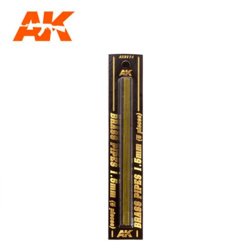 AK Interactive - Brass Pipes 1,5Mm, 5 Units