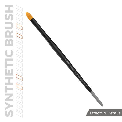 AK Interactive - AK SYNTHETIC BRUSH - FILBERT 4