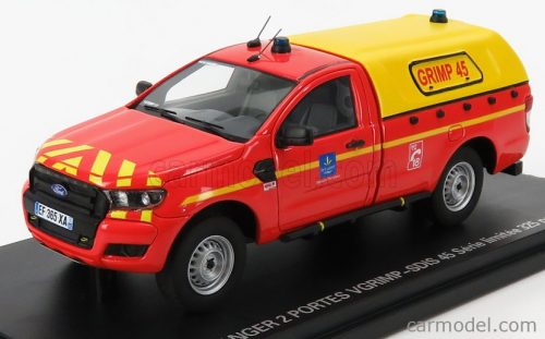 Alarme - Ford Usa Ranger Pick-Up Closed Sdis 45 Sapeurs Pompiers 2017 Red Yellow White