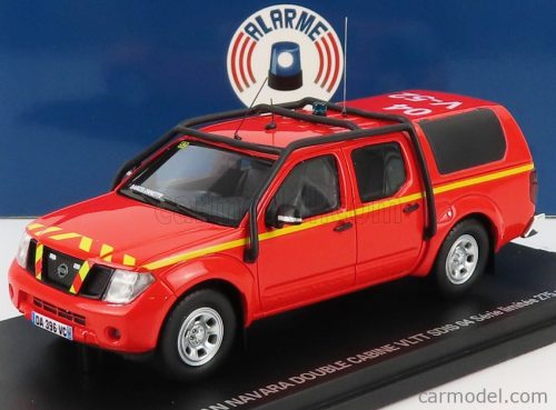 Alarme - Nissan Navara Double Cabine Pick-Up Closed Vltt Sdis 04 Sapeurs Pompiers 2011 Red Yellow