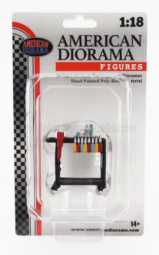 American Diorama - ACCESSORIES DETAILING CART VARIOUS