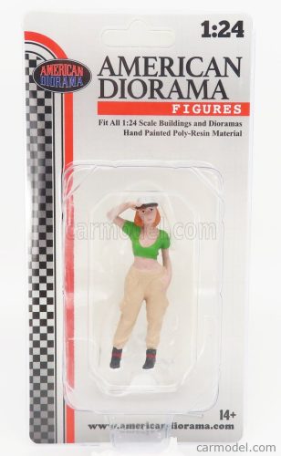 American Diorama - Figures Girl Hip Hop - 1 Beige Green