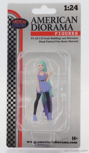 American Diorama - Figures Cosplay Girl 4 Blue Green