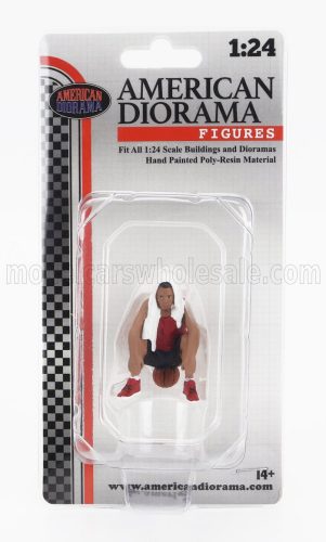 American Diorama - FIGURES MAN BASKETBALL PINK RED BLACK