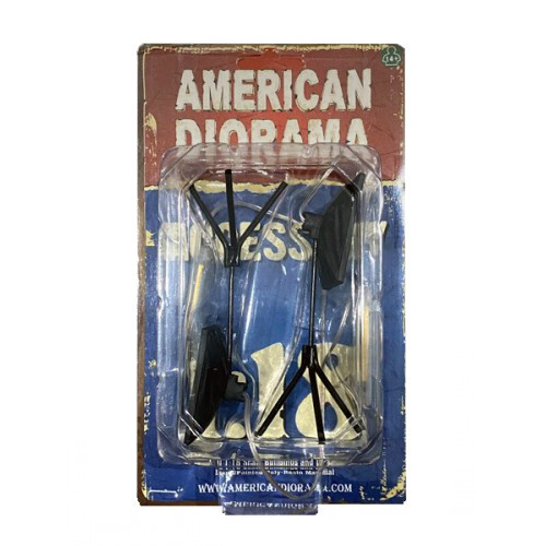 American Diorama - Photographer Lightning Kit (Set Of 2). Functional Light With On/Off Switch - American Diorama