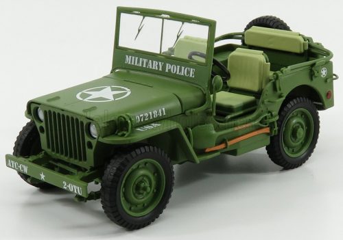 American Diorama - JEEP WILLYS US ARMY OPEN MILITARY POLICE 1944 MILITARY GREEN