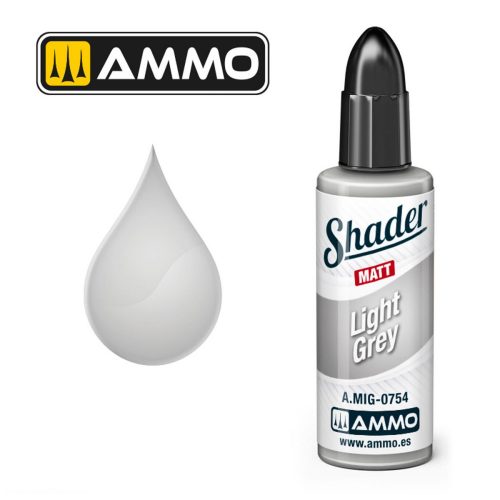 AMMO by MIG Jimenez - MATT SHADER Light Grey