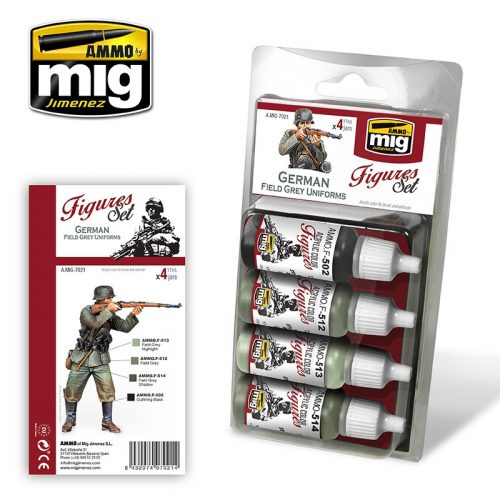 AMMO - German Field Grey Uniforms Figures Set