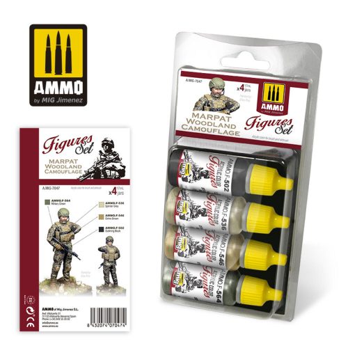 AMMO - Marpat Woodland Camouflage Figures Set