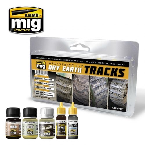 AMMO - Dry Earth Tracks Weathering Set