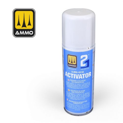 AMMO by MIG Jimenez - AMMO Activator - Hardening Accelerator for Cyanoacrylate (200ml) - Jar 200 mL