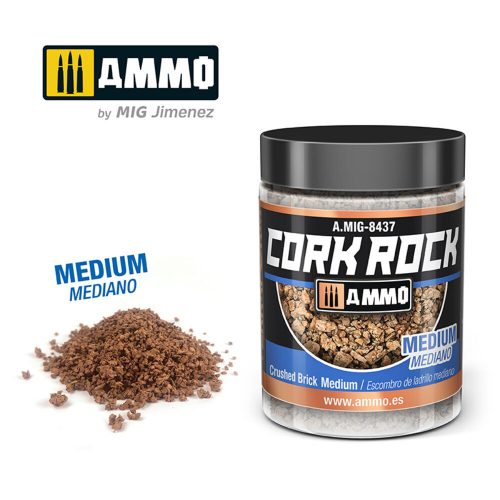 AMMO - CREATE CORK Crushed Brick Medium (Jar 100mL)