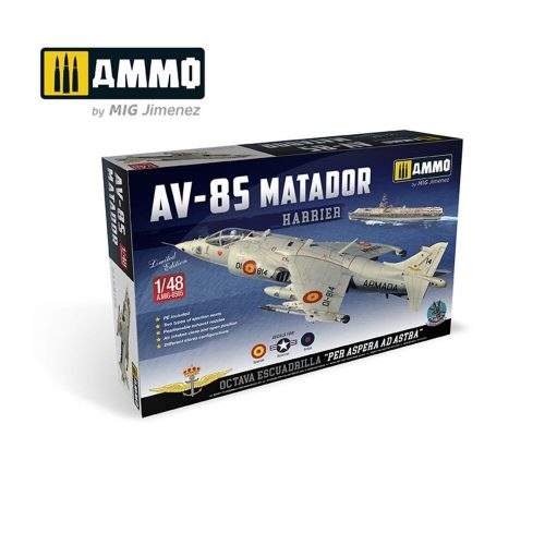 AMMO by MIG Jimenez - 1/48 Harrier AV-8S Matador - Spanish, American, British versions