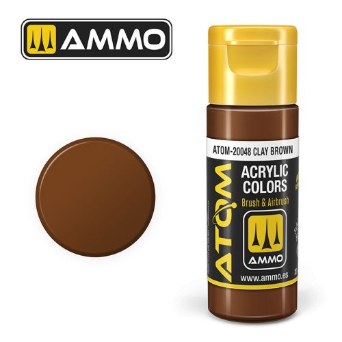 AMMO - ATOM COLOR Clay Brown