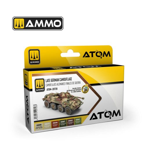 AMMO by MIG Jimenez - ATOM Late German Camouflage Set