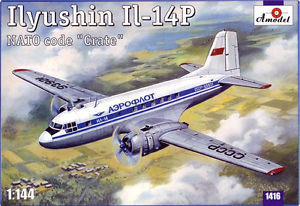 Amodel - Ilyushin IL-14P Crate Soviet civil airc.