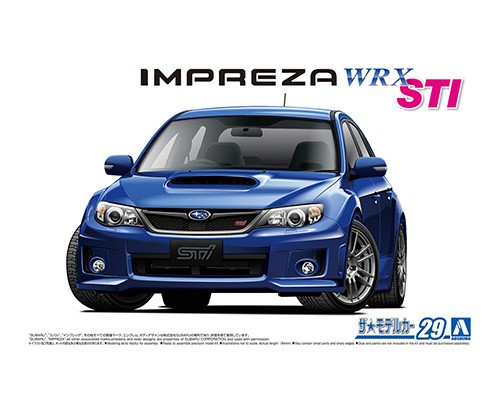 Aoshima Subaru Grb Impreza Wrx Sti 10 Megamakett Hu