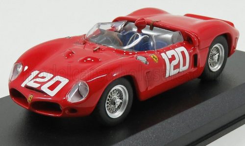 Art-Model - FERRARI DINO 196SP SPIDER ch.0804 N 120 2nd TARGA FLORIO 1962 BANDINI - BAGHETTI RED