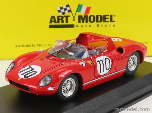 Art-Model - Ferrari 250P Ch.0812 N 110 Winner 1000 Km Nurburgring 1963 J.Surtees - W.Mairesse Red