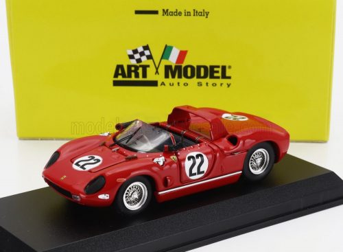 Art-Model - FERRARI 275P SPIDER ch.0820 TEAM SEFAC FERRARI N 22 WINNER 12h SEBRING 1964 MICHEAL PARKES - UMBERTO MAGLIOLI RED