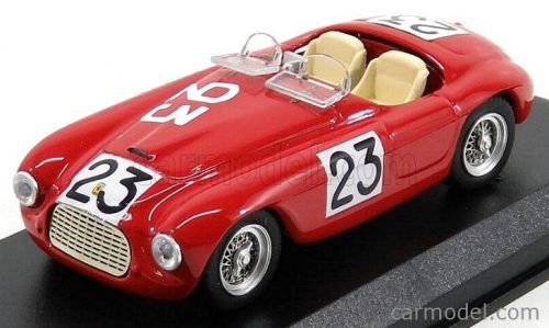 Art-Model - Ferrari 166Mm 2.0L V12 Spider Team J.A.Plisson N 23 24H Le Mans 1949 J.Lucas - P.L.Dreyfus "Ferret" Red