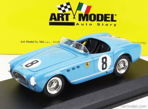 Art-Model - Ferrari 225 Spider N 8 Sebring 1953 P.Hill - B.Spear Light Blue