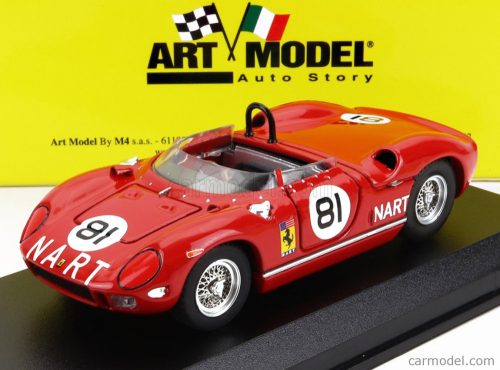 Art-Model - Ferrari 275 P N 81 500 Km Bridgehampton 1964 P.Rodriguez Red