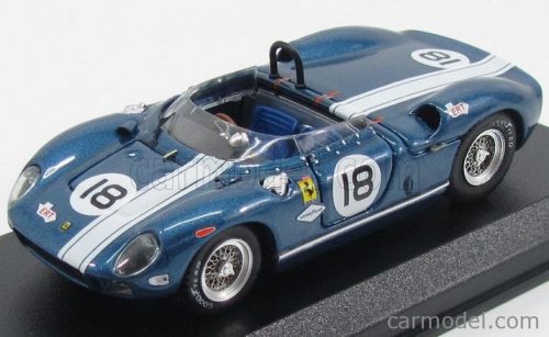 Art-Model - Ferrari 275P Coupe Ch.0812 N 18 Bridgehampton 1965 M.Andretti Blue Met