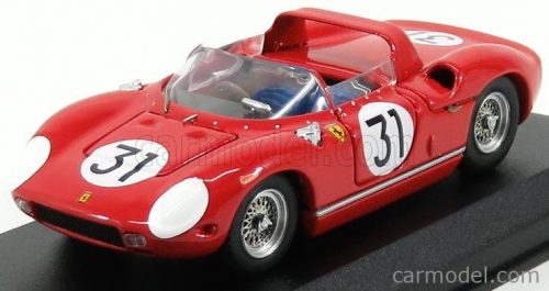 Art-Model - Ferrari 250P Spider Ch.0812 N 31 2Nd 12H Sebring 1963 Mairesse - Vaccarella - Bandini Red