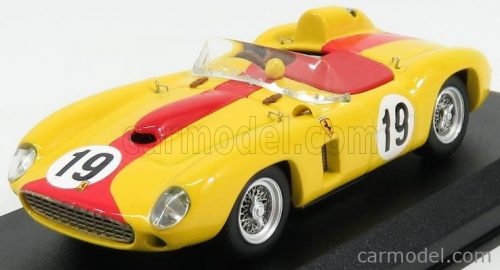 Art-Model - Ferrari 290Mm Spider Ch.0606 N 19 4Th Portugal Monsanto Gp 1957 A.De Changy Yellow