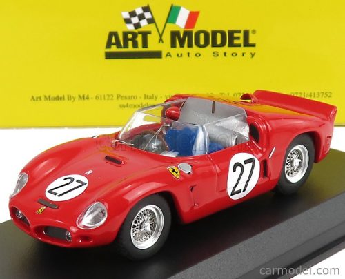 Art-Model - Ferrari Dino 246 Sp Ch.0790 N 27 12H Sebring 1961 R.Ginther - W.Von Trips Red