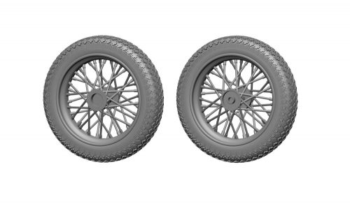 Art Scale - 1/35 HD-WLA motorbicycle - Wheels and Cylinders detail set recommended for Miniart