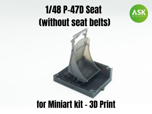 Art Scale - 1/48 P-47D Seat (without seat belts)