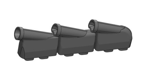 Art Scale - 1/72 Hurricane Mk.I  Exhausts round type 3Dprint for Arma Hobby