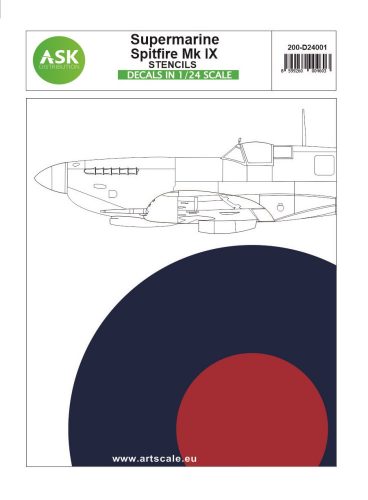 Art Scale - 1/24 Spitfire Mk.IX - stencils