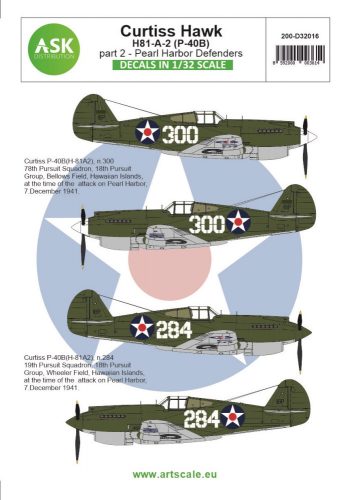 Art Scale - 1/32 Curtiss H81-A-2 part 2 - Pearl Harbor Defenders