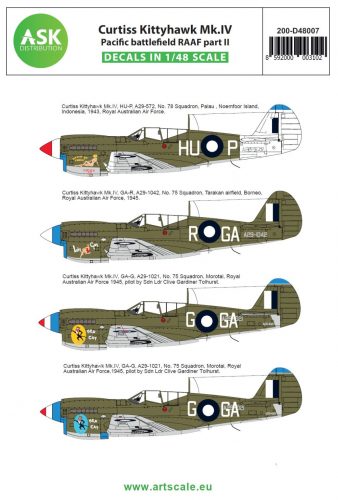 Art Scale - 1/48 Curtiss Kittyhawk Mk.IV Pacific battlefield RAAF part II