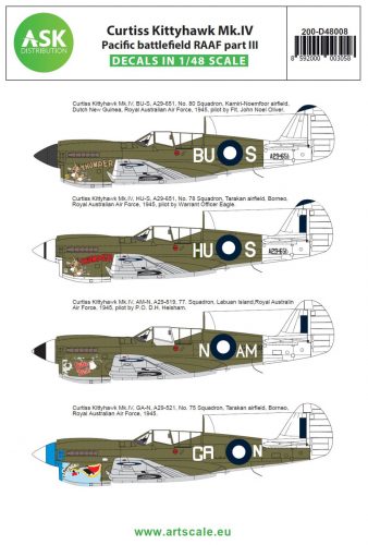 Art Scale - 1/48 Curtiss Kittyhawk Mk.IV Pacific battlefield RAAF part III