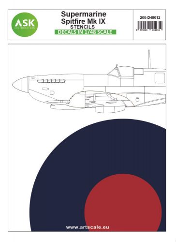 Art Scale - 1/48 Spitfire Mk.IX - stencils