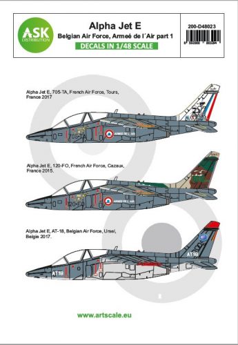 Art Scale - 1/48 Alpha Jet E  Belgian AF and Armeé de l'Air