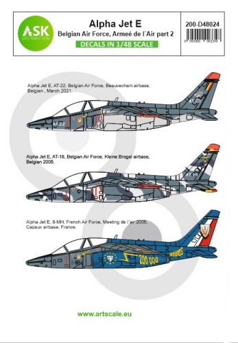 Art Scale - 1/48 Alpha Jet E Belgian Air Force and Armeé de l'Air - part 2