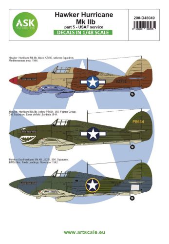 Art Scale - 1/48 Hawker Hurricane Mk.IIB part 5 - USAAF service