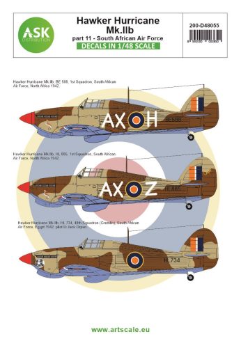 Art Scale - 1/48 Hawker Hurricane Mk.IIB part 11 - South African Air Force