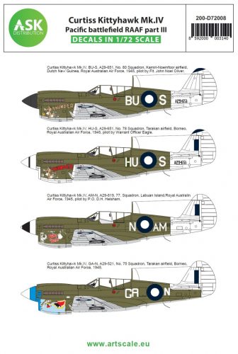 Art Scale - 1/72 Curtiss Kittyhawk Mk.IV Pacific battlefield RAAF part III